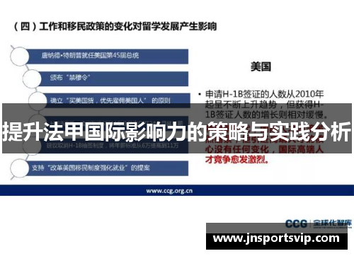 提升法甲国际影响力的策略与实践分析